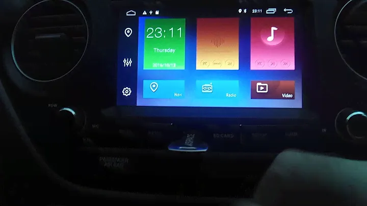 Car dvd player Android 9 1 2 Din GPS Car Stereo For HYUNDAI I10