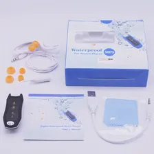 🛍 FM-радио, 4 ГБ, 8G, IPX8, Водонепроницаемый MP3-плеер, для плавания, дайвинга, наушники, Спортивная стереогарнитура, для плавания, с зажимом