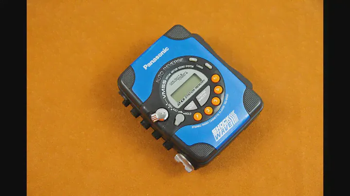 Кассетный плеер Panasonic ShockWave RQ-SW20  (Влаго пыле защищенный, топовый)