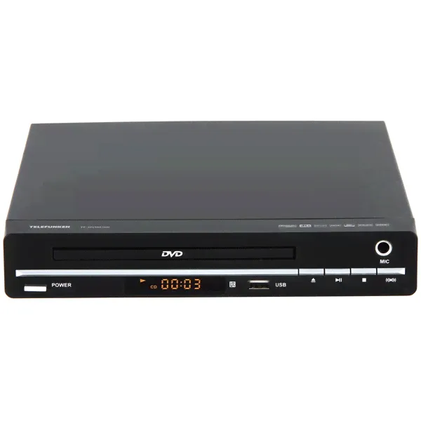 DVD-плеер Telefunken DVD-плеер Telefunken TF-DVD5100 Black
