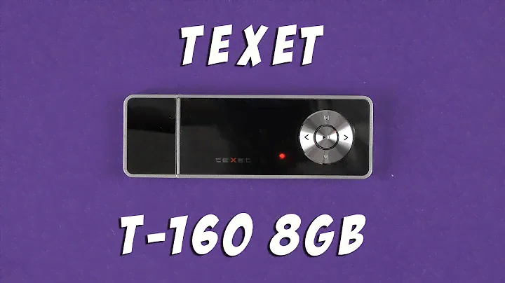 Распаковка Texet T-160 8GB Black