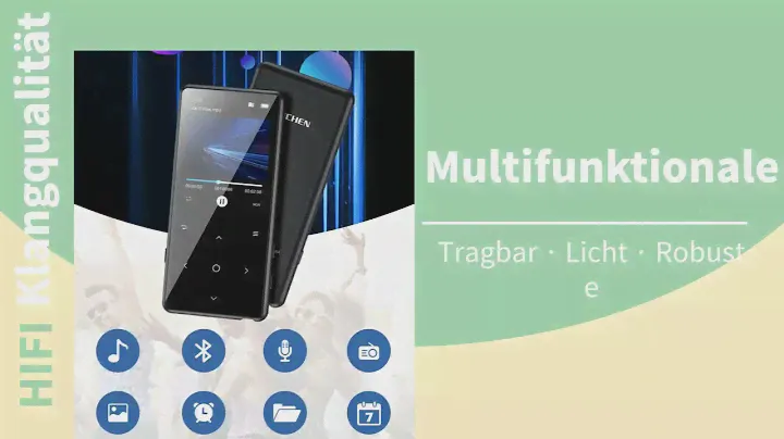 MECHEN D51-32GB MP3 Player mit Bluetooth 5.0