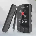 Mp3 плеер с bluetooth с диктофоном. Сенсорный мп3 плеер для музыки с блютуз, с клипсой, 16 ГБ.-0