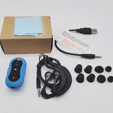 🛍 FM-радио, 4 ГБ, 8G, IPX8, Водонепроницаемый MP3-плеер, для плавания, дайвинга, наушники, Спортивная стереогарнитура, для плавания, с зажимом