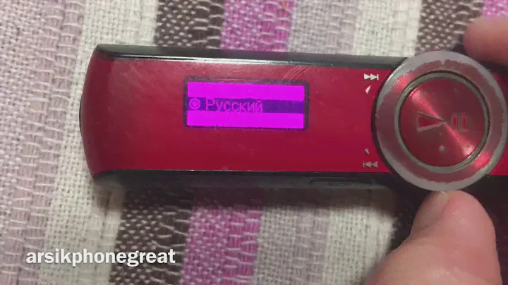 Sony NWZ-B172F - Languages