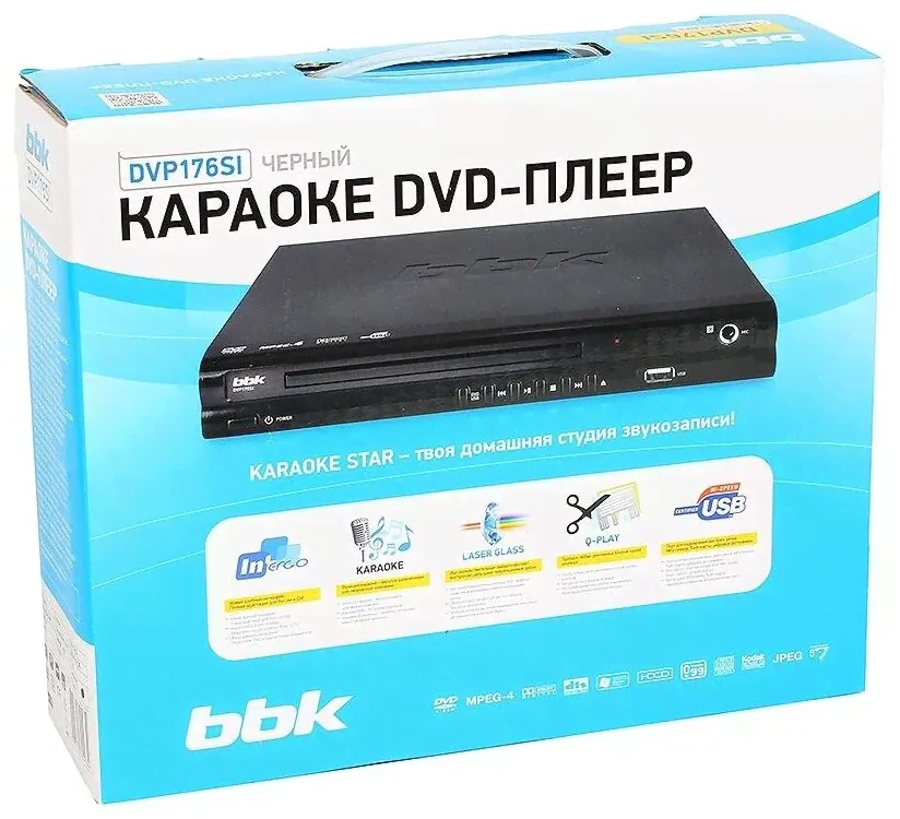 BBK Плеер DVD BBK Dvp176si, черный . dvd/blu-ray плеер-4