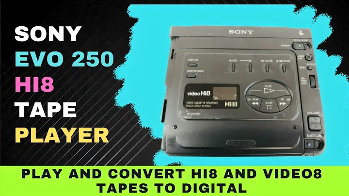 Характеристики и характеристики магнитофона Sony EVO 250 Hi8: воспроизведение кассет Hi8 и Video8 и преобразование в цифровой формат