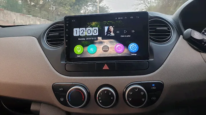 #androidstereo Hyundai i10 grand android stereo installation