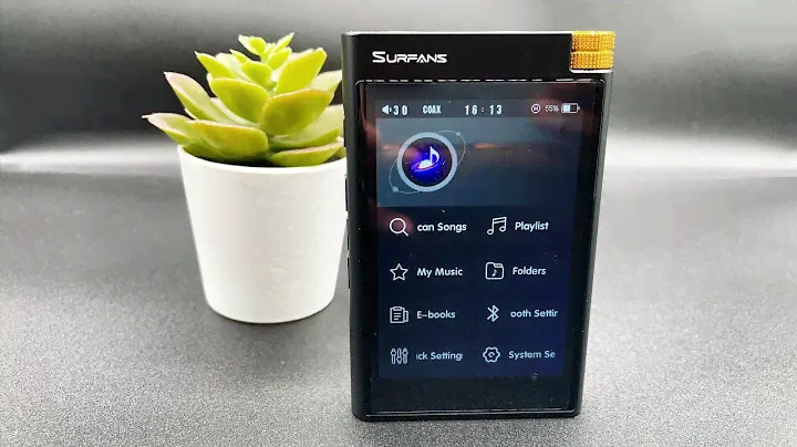 SURFANS F28 HiFi Bluetooth Mp3 Player: High Res Lossless Output | 3.5 inch touchscreen | Up to 512GB