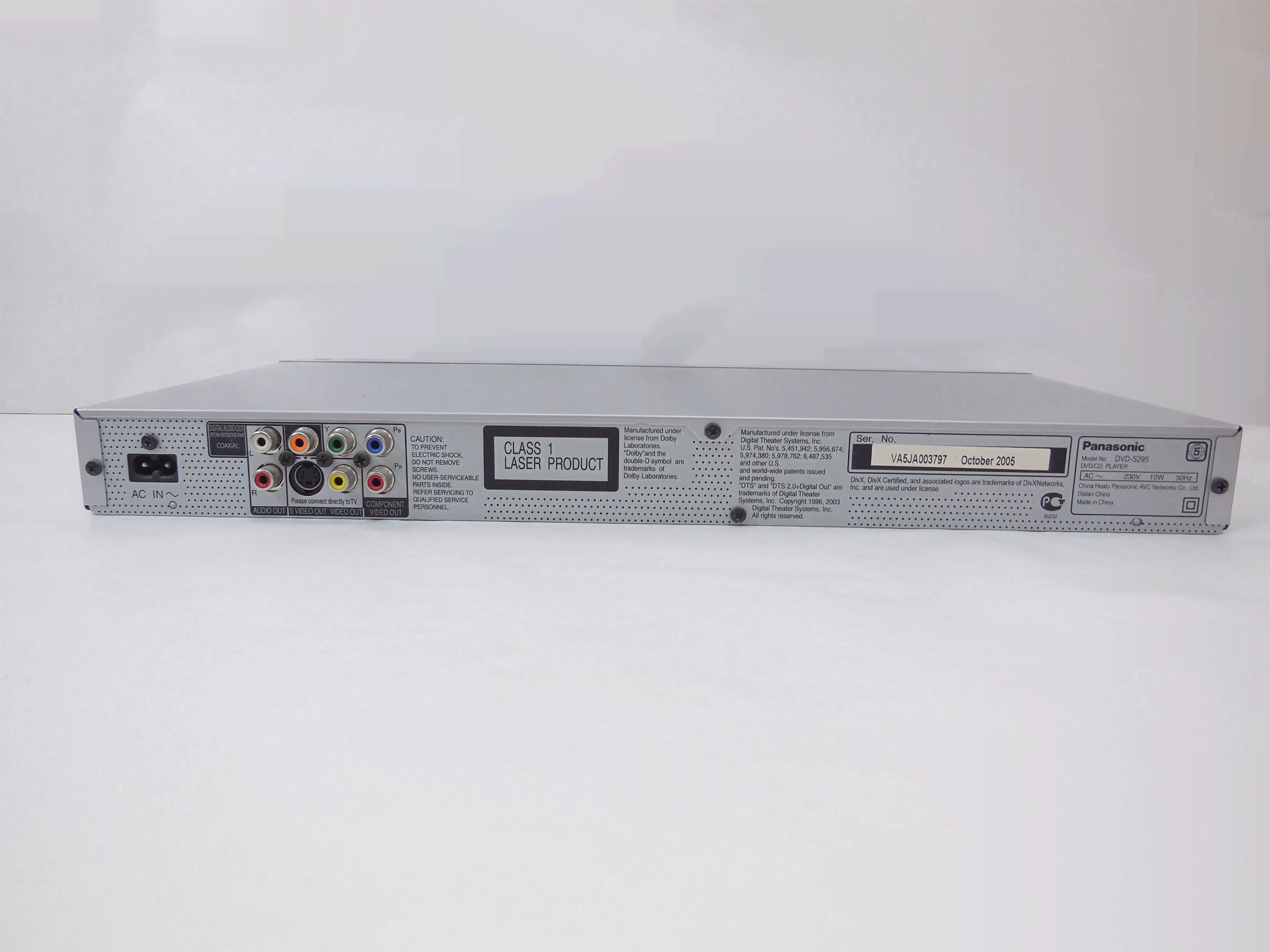 DVD-плеер Panasonic DVD-S295-2