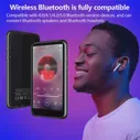 4-дюймовый сенсорный экран, совместимый с Bluetooth, 5 0 MP5 плеер, Многофункциональные перезаряжаемые музыкальные плееры, Рекордер, Подарок на День рождения